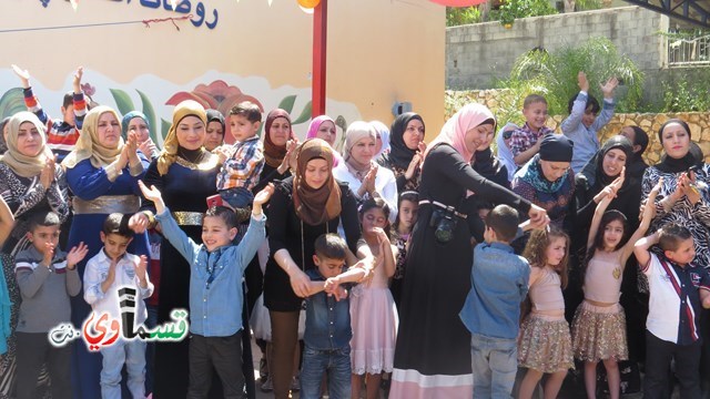 كفرقاسم – فيديو: بساتين الامل, السلام , والمحبة تحتفل بعيد الام على انغام عمو انس وجوقته ..